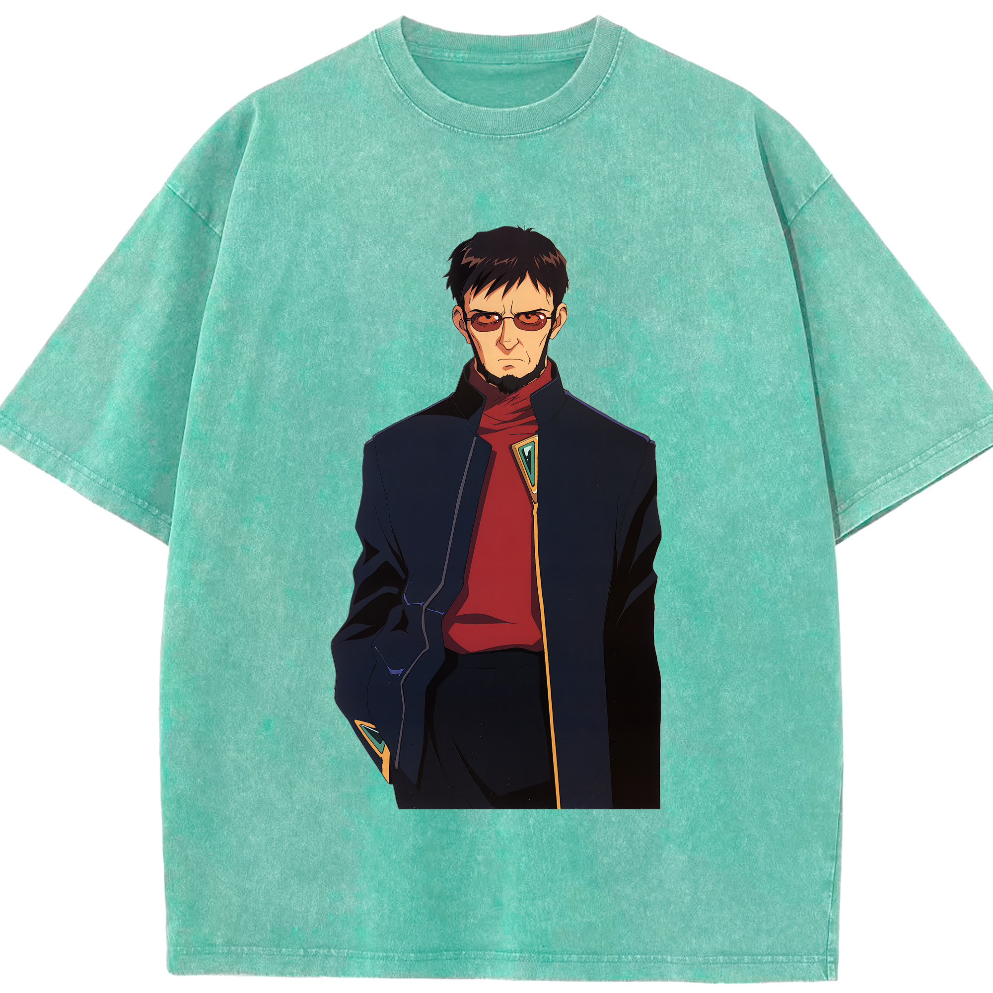 （画像用） EVA 新世紀エヴァンゲリオン 綿100% ヴィンテージ風 半袖Tシャツ（フロントプリント）